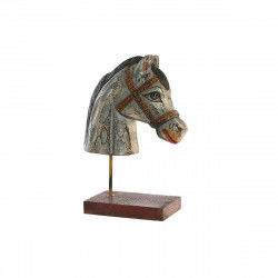Decorative Figure DKD Home Decor Horse Iron Mango wood (24 x 12 x 35 cm)