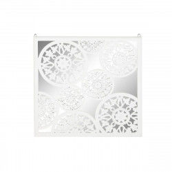Decorazione da Parete DKD Home Decor Specchio Bianco Legno MDF (90 x 1,5 x 90...