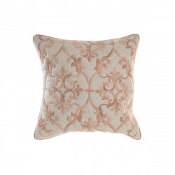 Cushion DKD Home Decor 50 x 15 x 50 cm Beige Pink Aluminium Traditional 50 x...