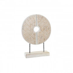 Figurine Décorative DKD Home Decor Blanc Fer Cercles (41 x 12 x 55 cm)
