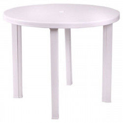 Dining Table White Exterior Circular