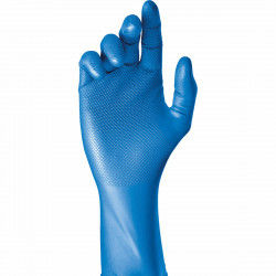 Rękawice jednorazowego użytku JUBA Pudełko Bez pudru Niebieski Nitryl (50 Sztuk)