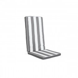 Coussin de chaise DKD Home Decor Gris Blanc (42 x 4 x 115 cm)