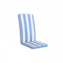 Coussin de chaise DKD Home Decor Blanc Bleu ciel 42 x 4 x 115 cm