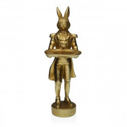 Decorative Figure Versa Golden Rabbit 16 x 40 x 12 cm Resin