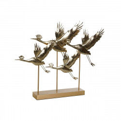 Figurine Décorative DKD Home Decor 64 x 9 x 51 cm Doré Oiseau