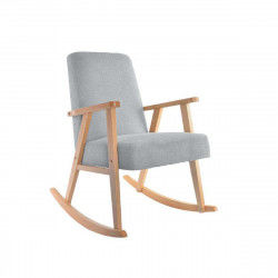 Rocking Chair DKD Home Decor Sky blue Natural Wood Beech MDF Wood 81 x 58 x...