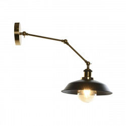Wall Lamp DKD Home Decor Black Golden Metal 50 W Vintage 220 V 26 x 53 x 23 cm