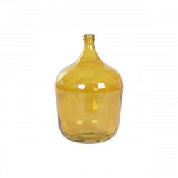 Vase DKD Home Decor Orange Tempered Glass 36 x 36 x 56 cm