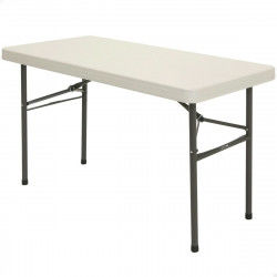 Folding Table Lifetime Cream 122 x 74 x 61 cm Steel Plastic