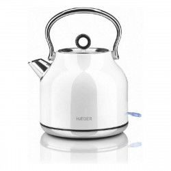 Water Kettle and Electric Teakettle Haeger EK-22W.023A Stainless steel White...