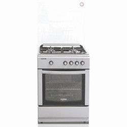 Gas Cooker Haeger GC-SS6.011A Grey Metallic Matte Oven White (61 L)
