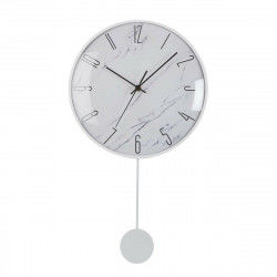 Zegar Ścienny Versa Wahadło Metal Szkło Drewno MDF 4,5 x 56 x 29 cm