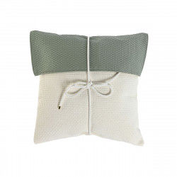 Cushion Home ESPRIT White Green 45 x 10 x 45 cm