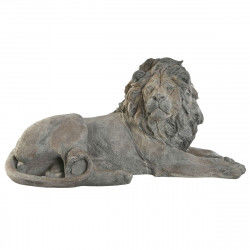Dekorativ figur Home ESPRIT Grå Løve 80 x 36 x 39 cm