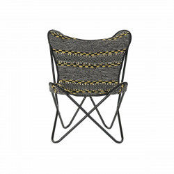 Krzesło DKD Home Decor Żółty Biały Czarny Wielokolorowy Żelazo 74 x 65 x 90 cm