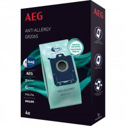 Replacement Bag for Vacuum Cleaner Aeg GR206S 4 uds