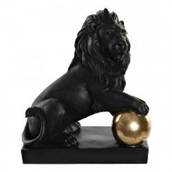 Decorative Figure DKD Home Decor RF-181551 Black Golden Resin Lion 38 x 25 x...