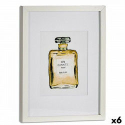 Cadre CH Nº5 Parfum verre Contre-plaqué 33 x 3 x 43 cm (6 Unités)