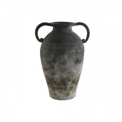 Vase Home ESPRIT Grå Mørkegrå Terrakotta Orientalsk 31 x 26 x 48 cm