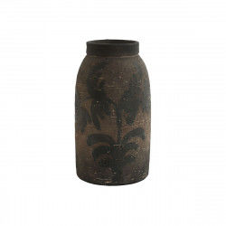Vase Home ESPRIT Brown Terracotta Oriental 19,5 x 19,5 x 35,5 cm