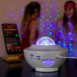 Projecteur d'Étoiles LED et Laser avec Haut-parleur Sedlay InnovaGoods