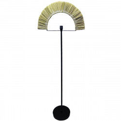 Floor Lamp DKD Home Decor Black Natural Jute Iron 50 W 220 V 56 x 26 x 152 cm