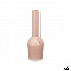 Vase Height Sand Steel 13 x 39 x 13 cm (6 Units)