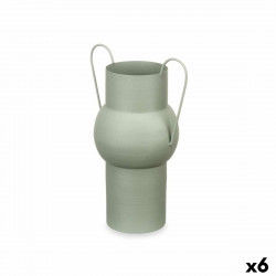 Vase Vert Acier 22 x 32 x 14 cm (6 Unités)