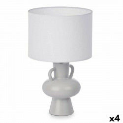 Desk lamp Vase 40 W Grey Ceramic 24 x 39,7 x 24 cm (4 Units)