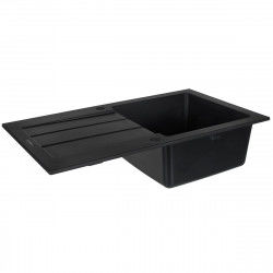 Sink with One Basin Maidsinks 1D volcano 76 x 44 cm Black