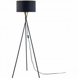 Floor Lamp Black Golden Metal 40 W