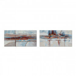 Painting DKD Home Decor 140 x 2,8 x 70 cm Abstract Modern (2 Units)
