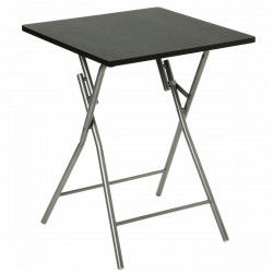Folding Table Hespéride Black Red Black/Grey Metal Steel 60 x 60 x 75 cm