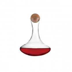 Decanter per Vino Home ESPRIT Legno Cristallo 1,5 L
