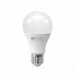 Sfærisk LED pære Silver Electronics ECO E27 15W Hvidt lys