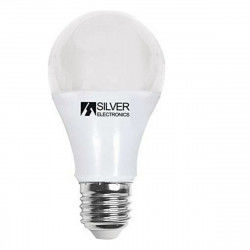 Sfærisk LED pære Silver Electronics 602425 E27 10W
