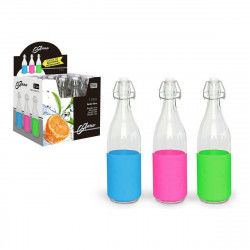 Bottle Anna Glass With lid Silicone (1 L)