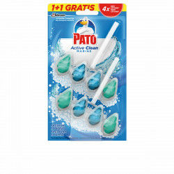 Ambientador de inodoro Pato Pato Wc Active Clean Desinfectante Marino 2 Unidades