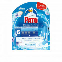 Toilet air freshener Pato Discos Activos Morski 6 Sztuk Środek dezynfekujący