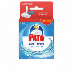 Désodorisant pour toilettes Pato Agua Azul 2 x 40 g Désinfectant Bloc