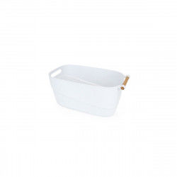 Multi-purpose basket Confortime White Plastic With handles 27 x 14,5 x 12 cm