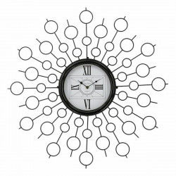 Orologio da Parete Versa VS-20460112 Metallo Legno MDF 68 x 6,5 x 68 cm Nero