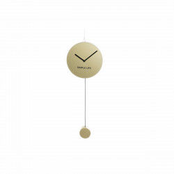 Horloge Murale DKD Home Decor Doré Fer Plastique Pendule 22 x 5,5 x 60 cm