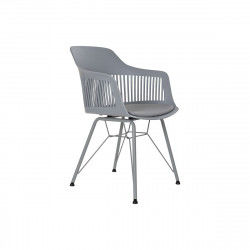 Chair DKD Home Decor Light grey 56 x 53 x 81 cm