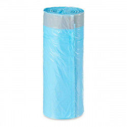 Rubbish Bags Self-closing Clean Clothes Blue Polyethylene 30 L