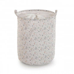 Laundry basket Versa Lili Polyester Textile (38 x 48 x 38 cm)