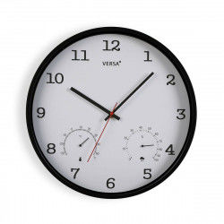 Zegar Ścienny Versa Biały Plastikowy 4,3 x 35,5 x 35,5 cm