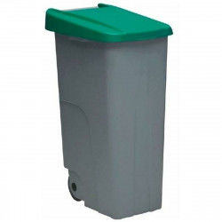 Kosz na śmieci Denox 110 L Kolor Zielony Plastikowy
