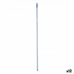 Broom handle Stripes 2,3 x 130 x 2,3 cm Blue Metal (12 Units)